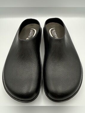 KLOGS Kennett Mens Backless Clogs 15W Black Slip Resistant Medical Food Service